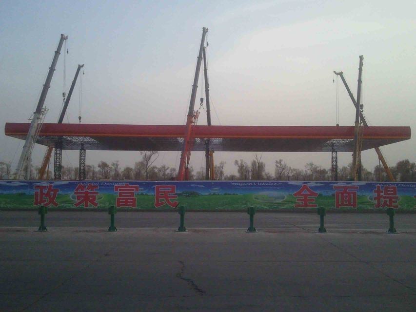 北京加油站网架罩棚