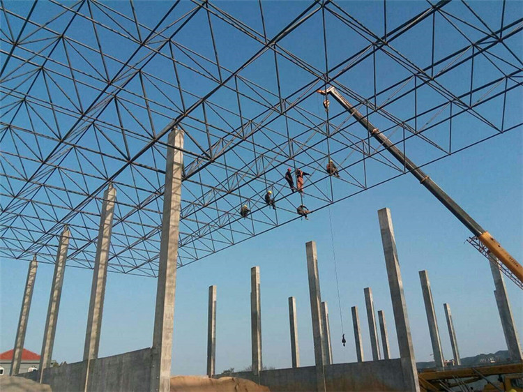 北京加气站钢结构网架案例10